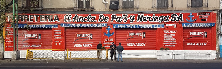 Ferretería El Ancla, de Paz y Noriega S.A. en Cuauhtémoc